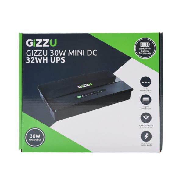 Gizzu mini dc UPS in original packaging